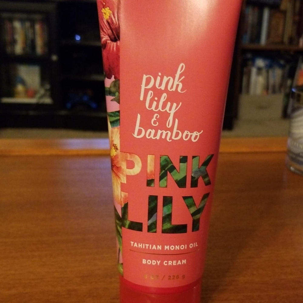Pink Lily and Bamboo body cream
